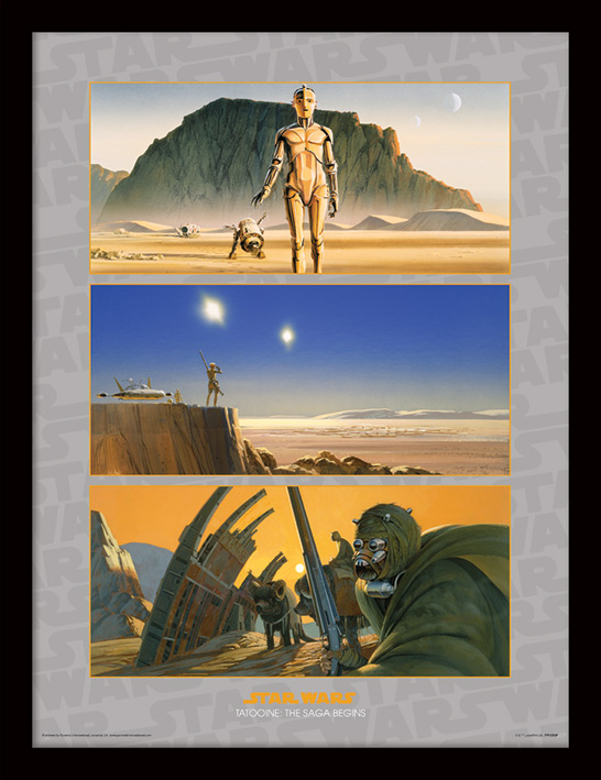 Star Wars (Tatooine: The Saga Begins) Framed 30 x 40cm Prints