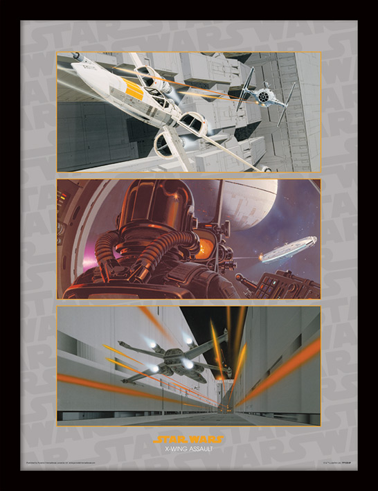 Star Wars (X-Wing Assault) Framed 30 x 40cm Print