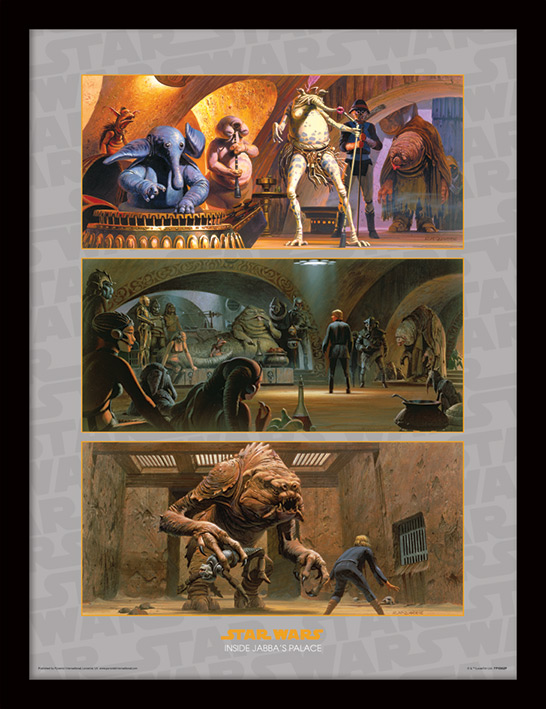 Star Wars (Inside Jabba's Palace) Framed 30 x 40cm Print