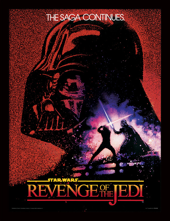 Star Wars (Revenge of the Jedi) Framed 30 x 40cm Print
