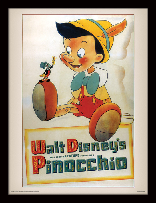 Pinocchio (Conscience) Framed 30 x 40cm Print