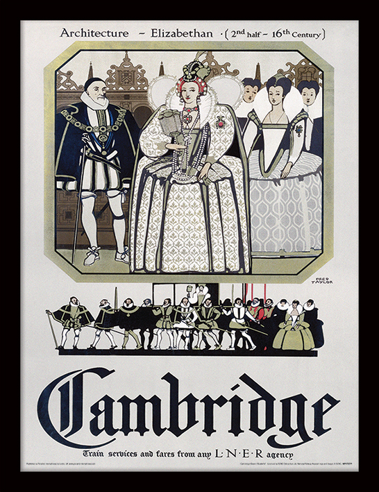 Cambridge (Queen Elizabeth) Framed 30 x 40cm Prints