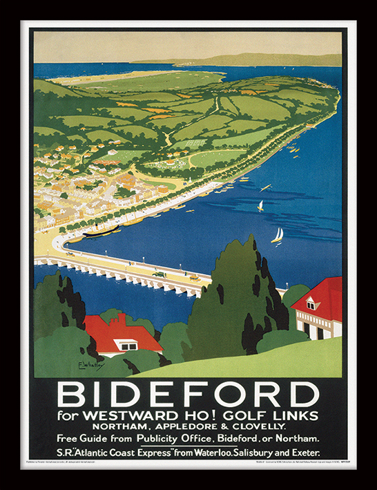 Bideford Framed 30 x 40cm Print