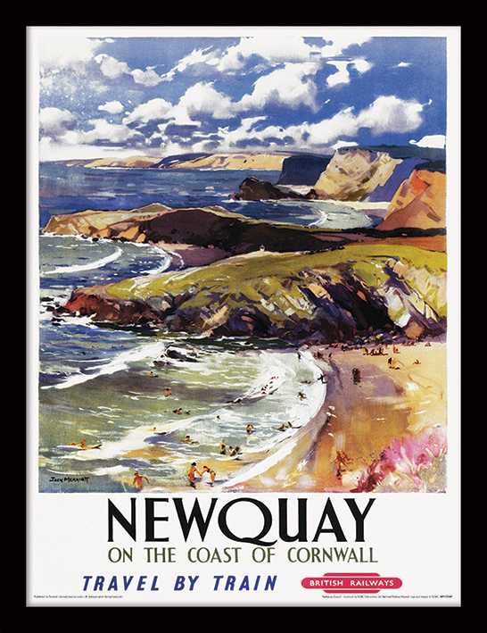 Newquay (Coast) Framed 30 x 40cm Prints