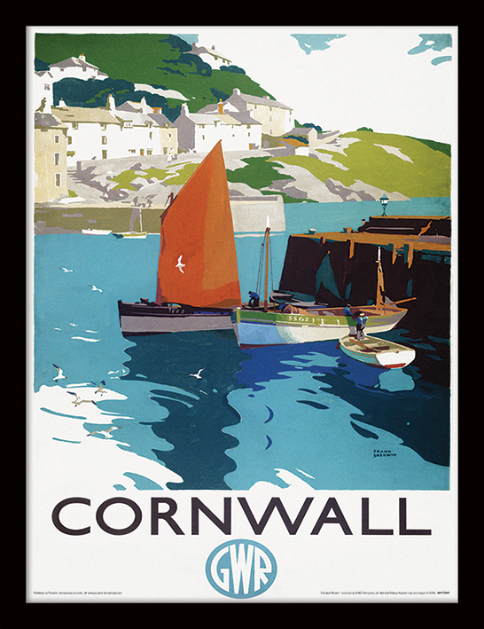 Cornwall (Boats) Framed 30 x 40cm Prints