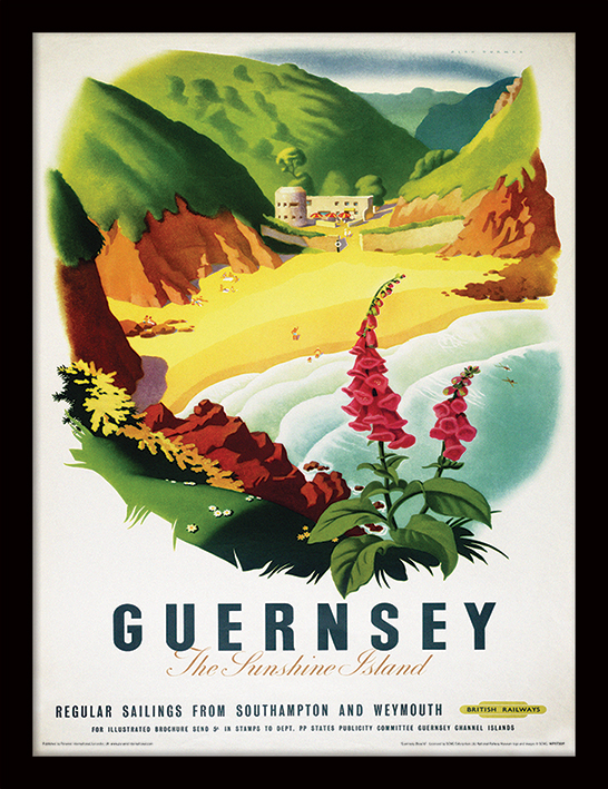 Guernsey (Beach) Framed 30 x 40cm Prints