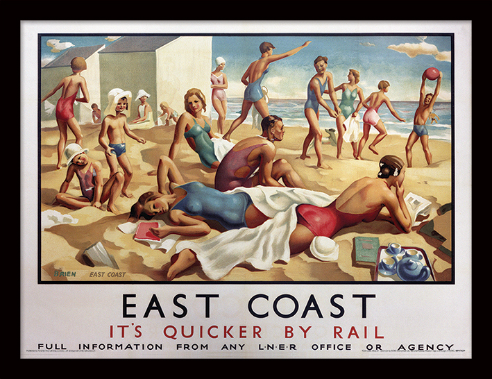 East Coast (Beach) Framed 30 x 40cm Prints