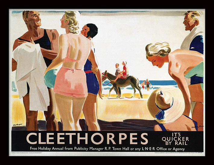 Cleethorpes (Donkey Ride) Framed 30 x 40cm Prints