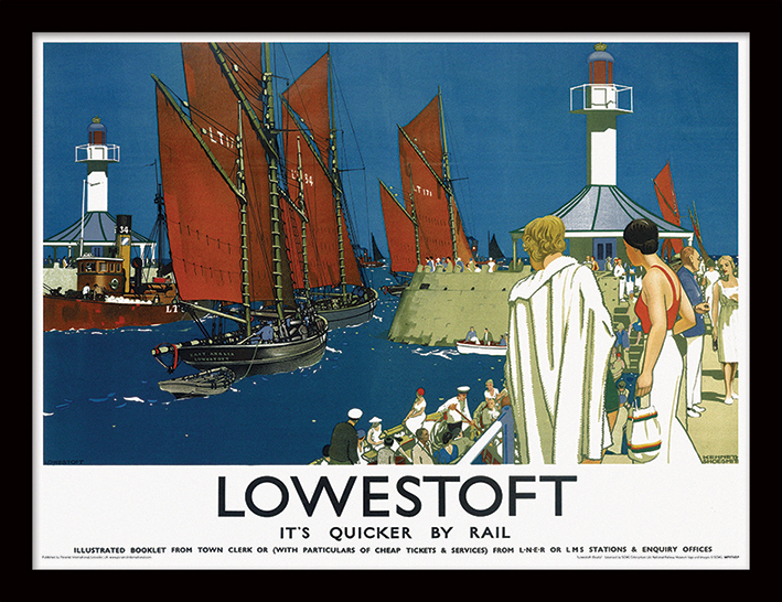 Lowestoft (Boats) Framed 30 x 40cm Prints
