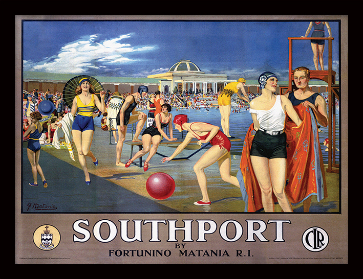 Southport (Lido) Framed 30 x 40cm Prints
