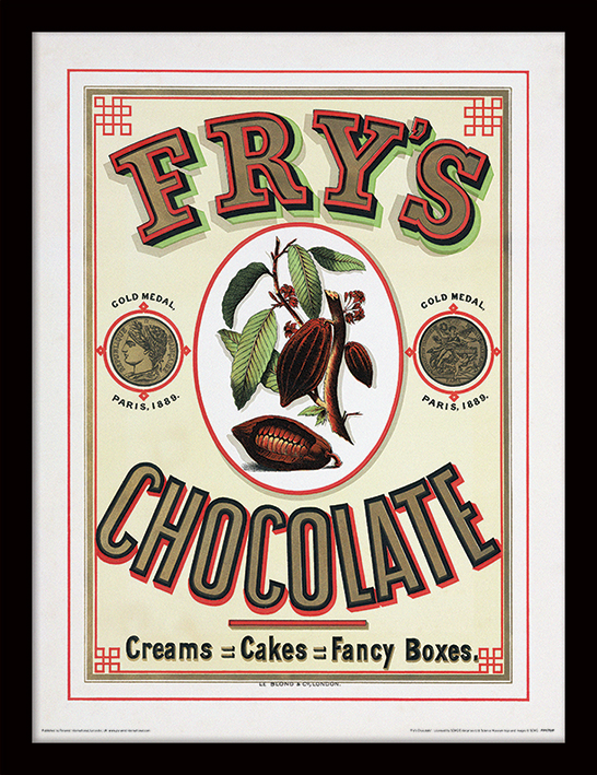 Fry's Chocolate Framed 30 x 40cm Print