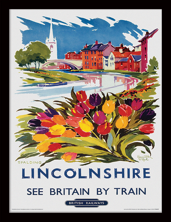 Lincolnshire (Tulips by Kenneth Steel) Framed 30 x 40cm Prints