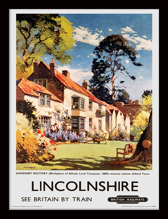 Lincolnshire (Somersby Rectory by Jack Merriott) Framed 30 x 40cm Prints