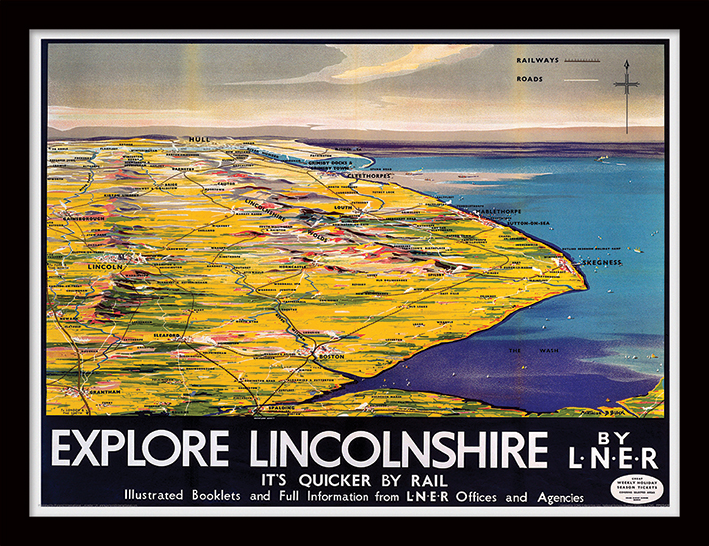 Lincolnshire (Explore by Montague B Black) Framed 30 x 40cm Prints