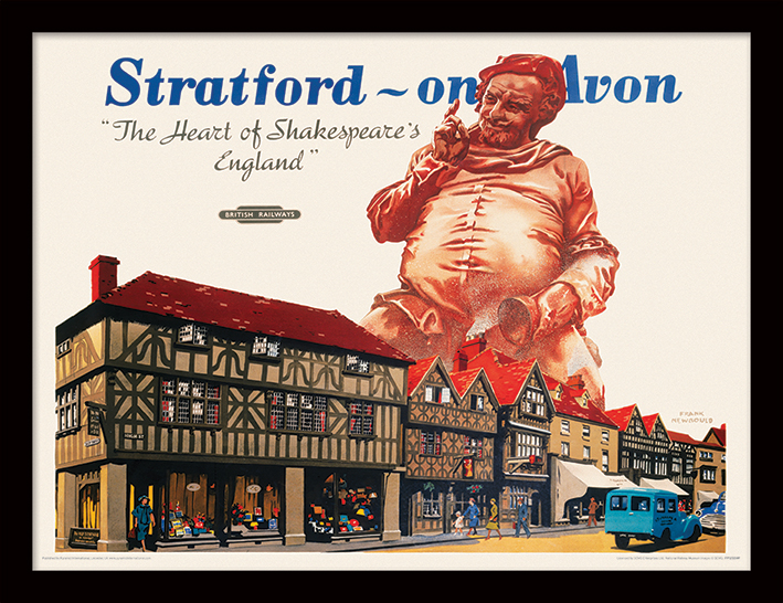 Stratford on Avon (The Heart of Shakespeare's England by Frank Newbould) Framed 30 x 40cm Prints