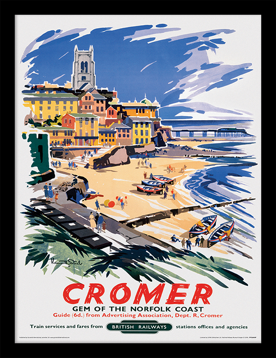 Cromer (Boats by Kenneth Steel) Framed 30 x 40cm Prints