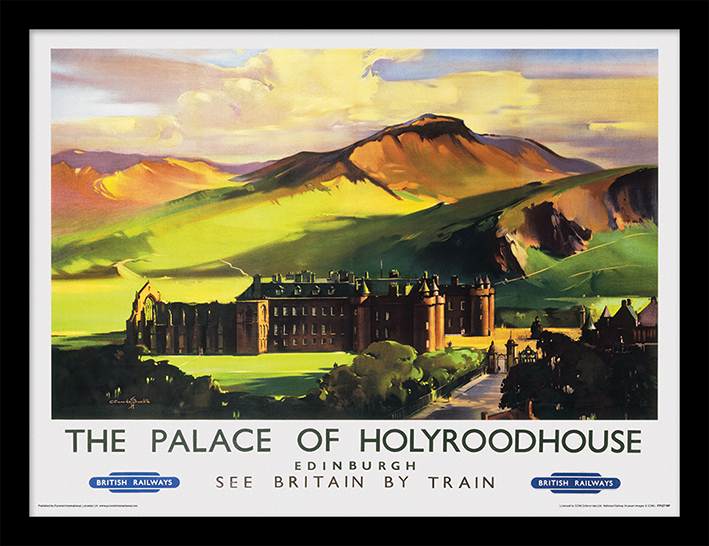 Edinburgh (The Palace of Holyroodhouse Claude Buckle) Framed 30 x 40cm Prints