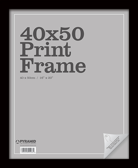 Print Frame - Black Wrapped MDF (40x50cm) Frame