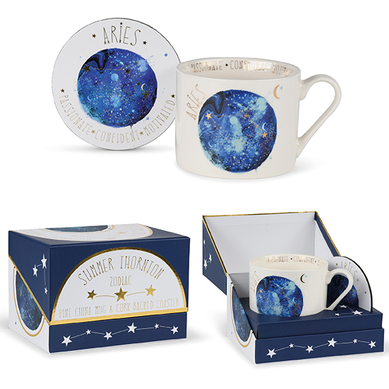 Summer Thornton (Signs of the Zodiac - Aries) Mug Gift Set