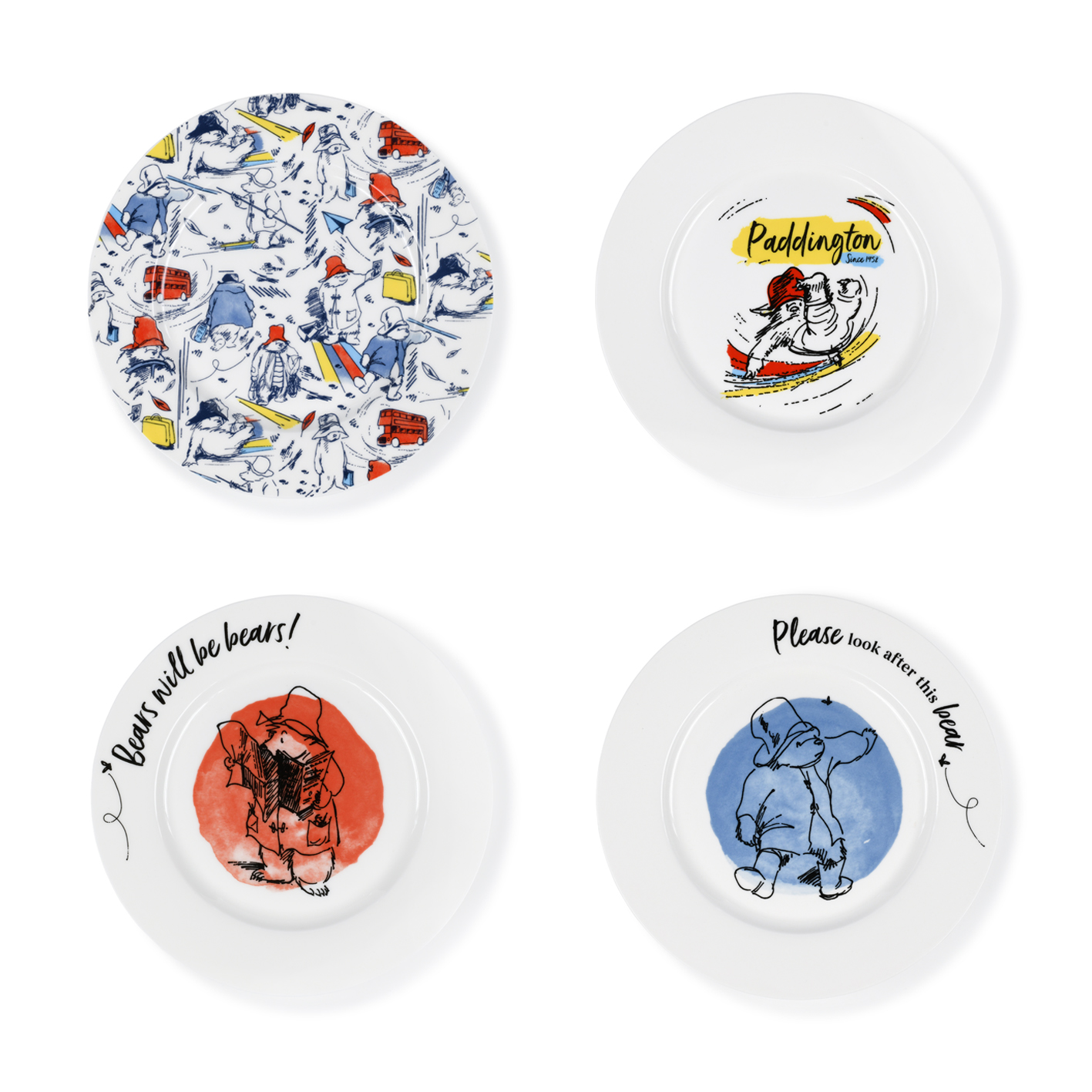 Paddington Bear (Classic Paddington) Side Plate | The Art Group