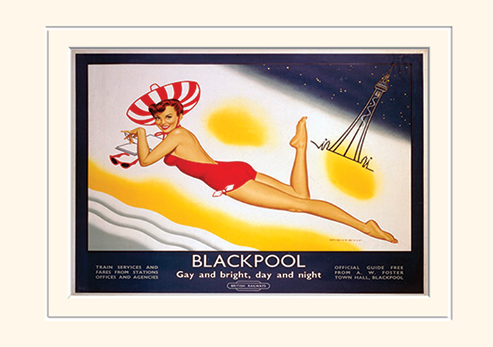 Blackpool (5) Mounted 30 x 40cm Print