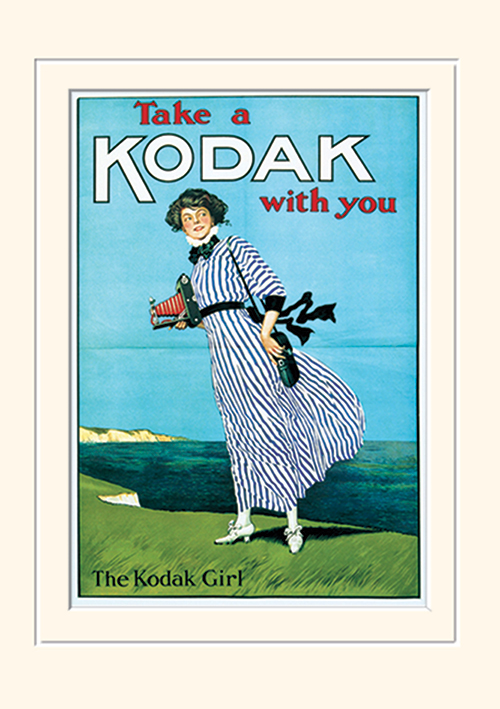 Kodak Girl Mounted 30 x 40cm Print