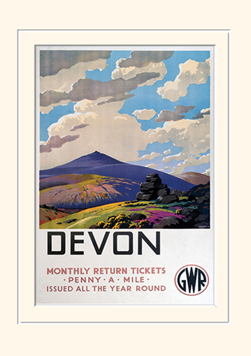 Devon (2) Mounted 30 x 40cm Prints