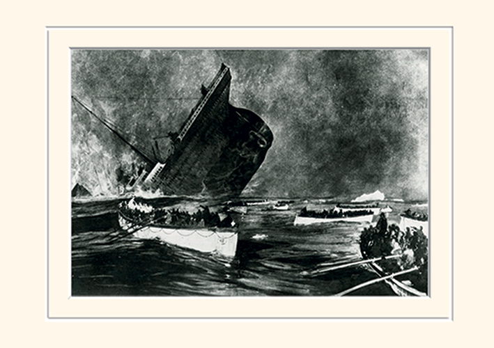 Titanic (13) Mounted 30 x 40cm Print