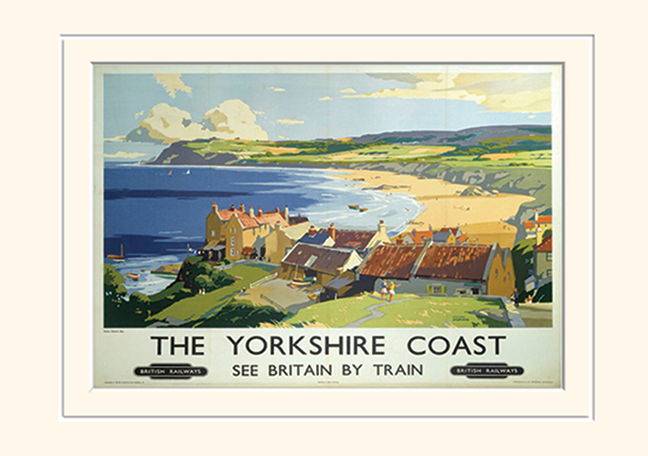 The Yorkshire Coast (2) Mounted 30 x 40cm Prints