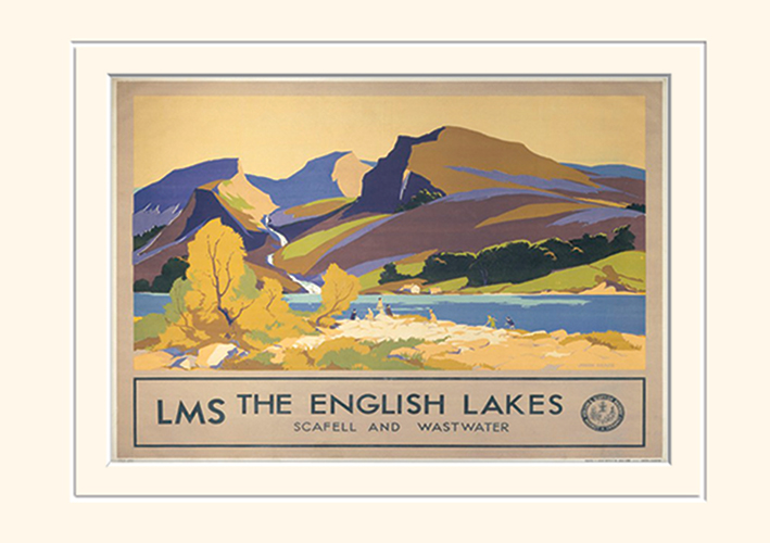 The English Lakes (2) Mounted 30 x 40cm Prints