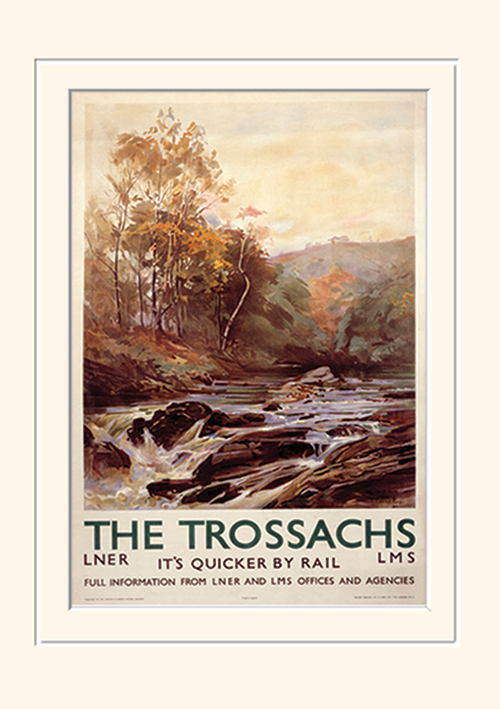 The Trossachs Mounted 30 x 40cm Prints