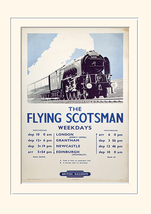 The Flying Scotsman (2) Mounted 30 x 40cm Prints