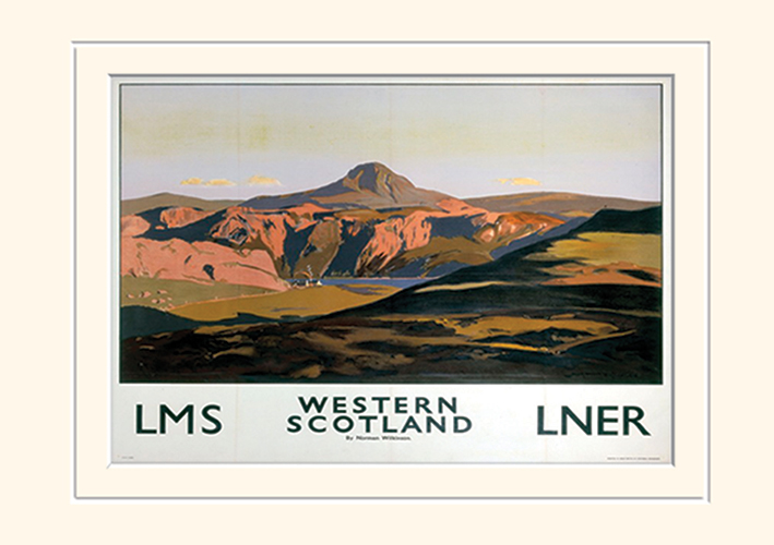 Western Scotland (1) Mounted 30 x 40cm Prints