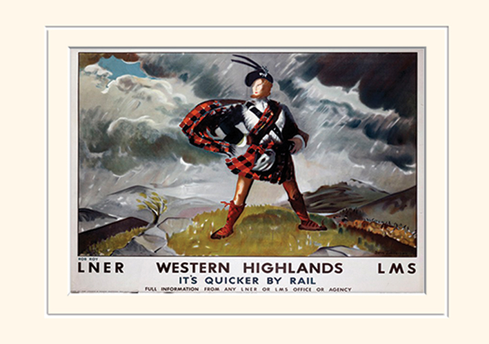 Western Highlands (3) Mounted 30 x 40cm Prints