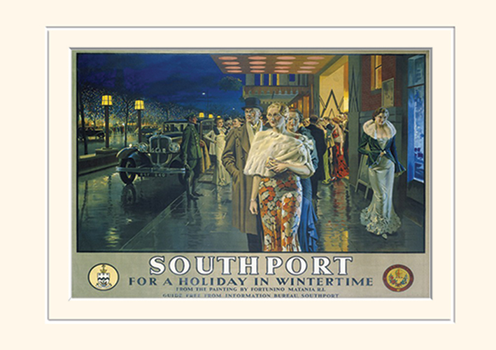 Southport (1) Mounted 30 x 40cm Prints