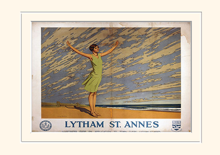 Lytham St Annes (1) Mounted 30 x 40cm Print