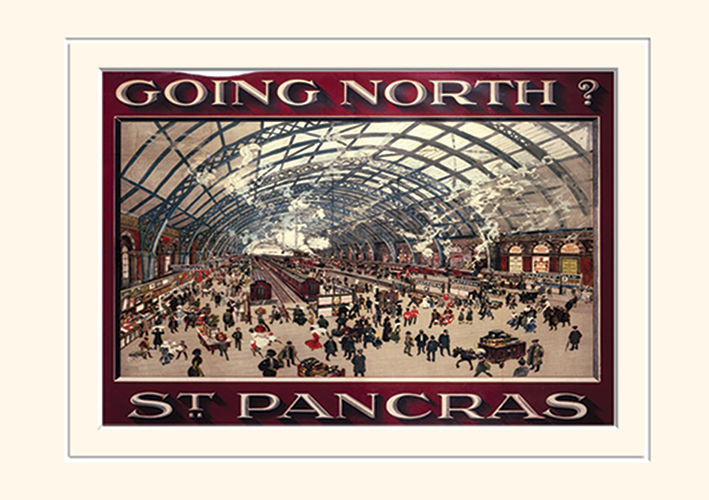 St Pancras Mounted 30 x 40cm Prints