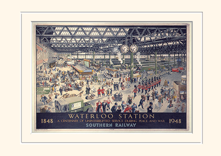 Waterloo Mounted 30 x 40cm Print