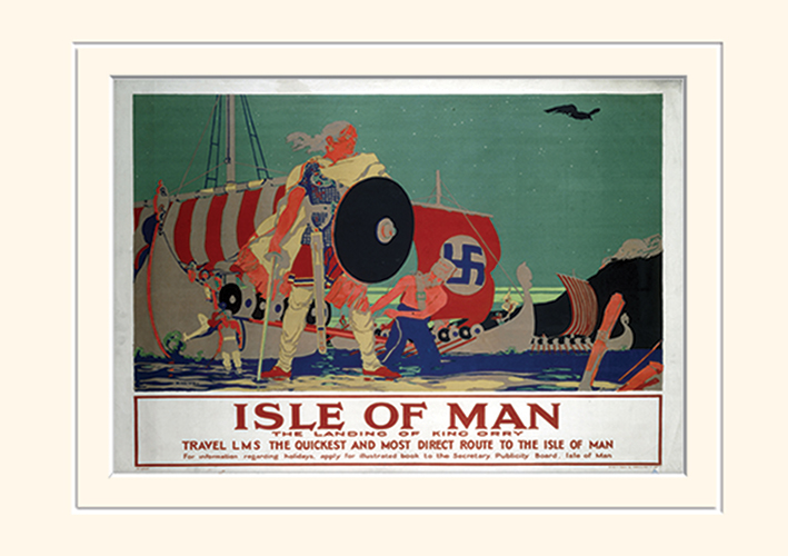 Isle of Man (2) Mounted 30 x 40cm Print
