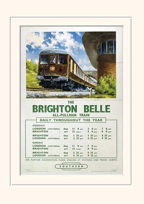 Brighton Belle Mounted 30 x 40cm Prints