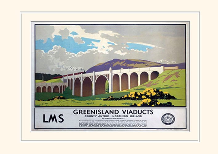 Greenisland Viaducts Mounted 30 x 40cm Prints
