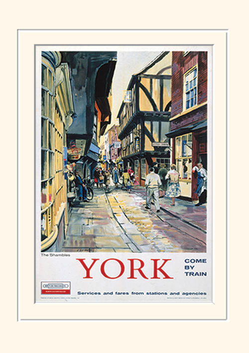 York (The Shambles) Mounted 30 x 40cm Prints