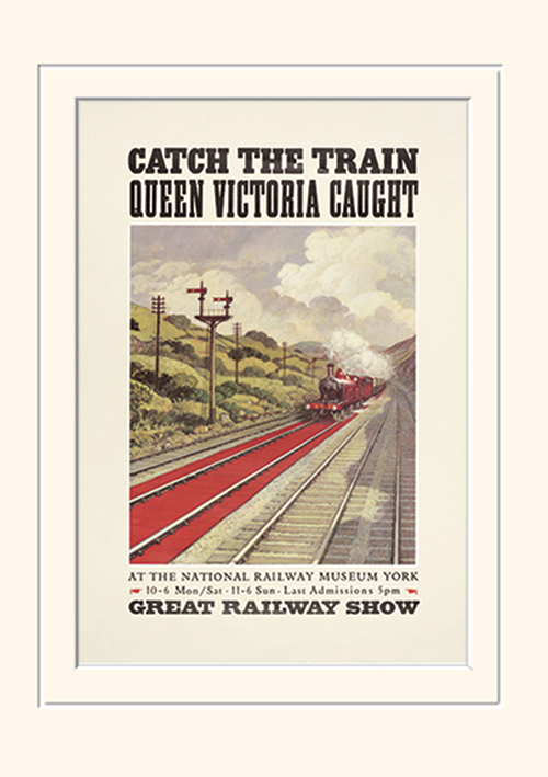 Catch the Train Mounted 30 x 40cm Print