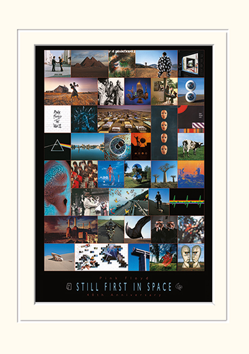 Pink Floyd (40th Anniversary) Mounted 30 x 40cm Print