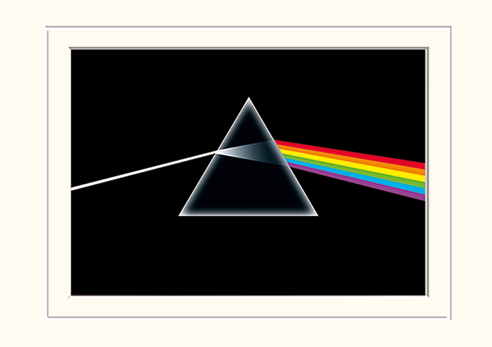 Pink Floyd (Dark Side of the Moon) Mounted 30 x 40cm Print