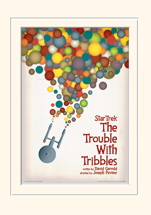 Star Trek (The Trouble With Tribbles) Mounted 30 x 40cm Print
