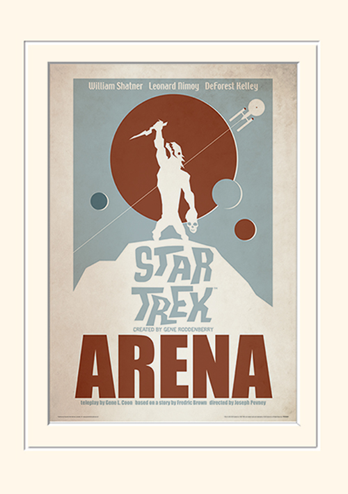 Star Trek (Arena) Mounted 30 x 40cm Prints