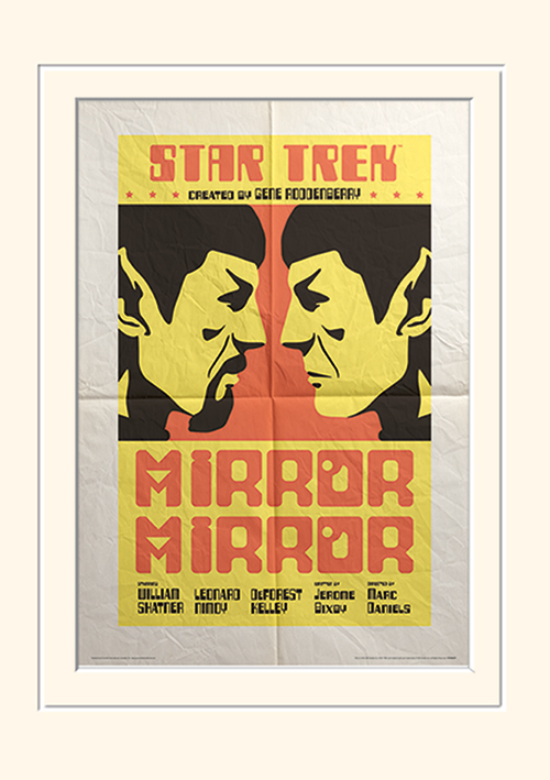 Star Trek (Mirror Mirror) Mounted 30 x 40cm Print