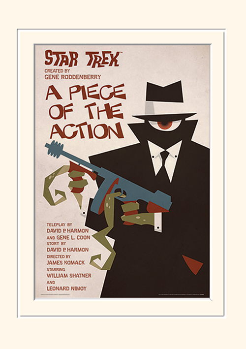 Star Trek (A Piece Of The Action) Mounted 30 x 40cm Prints