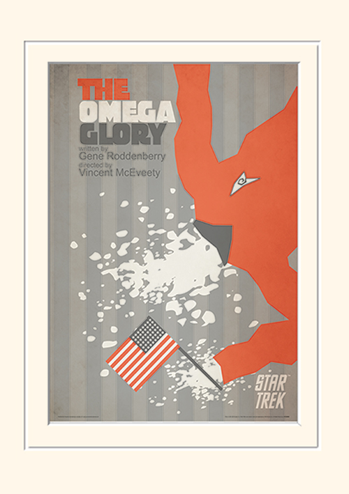 Star Trek (The Omega Glory) Mounted 30 x 40cm Prints